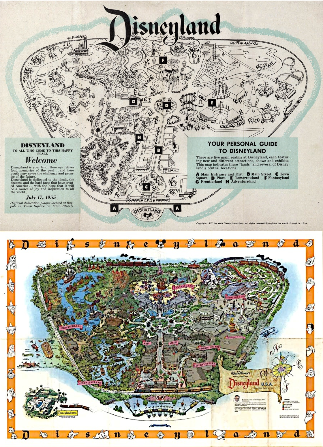 Vintage maps