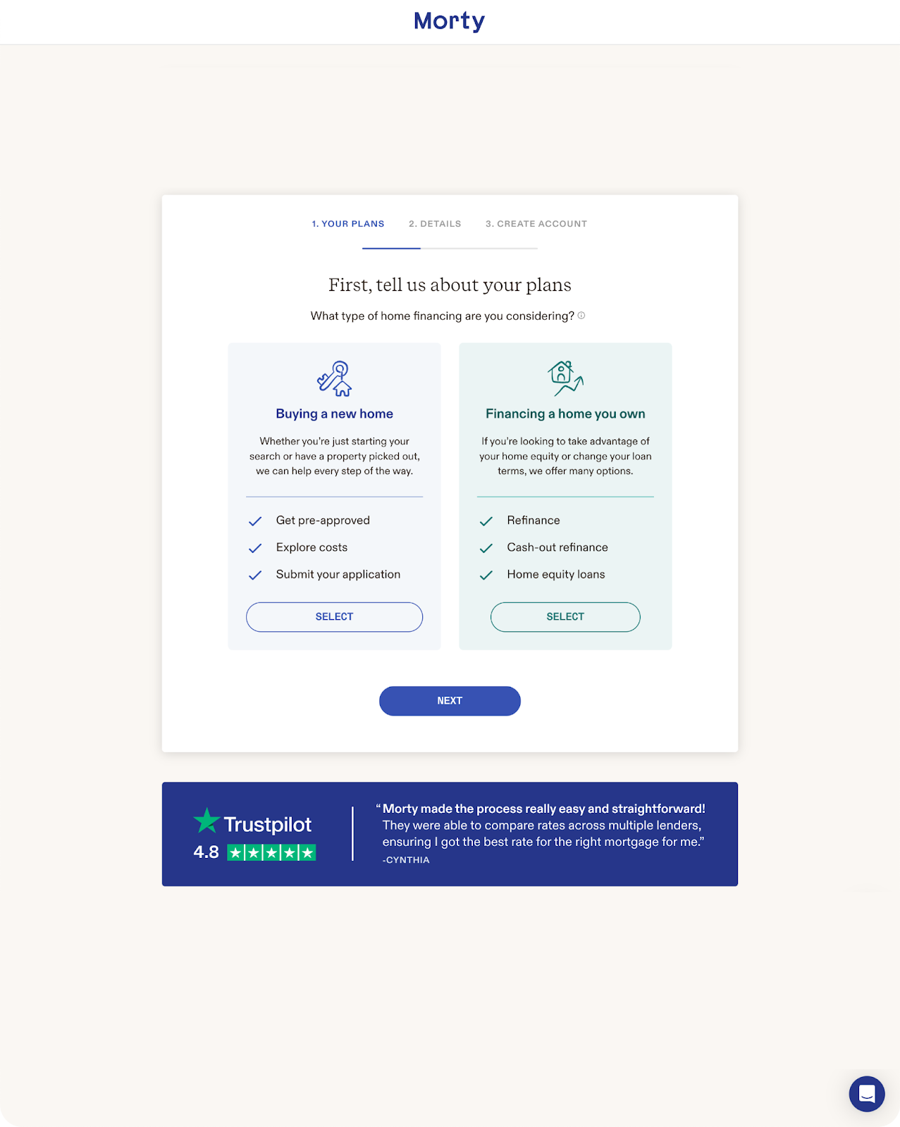 First version of the product